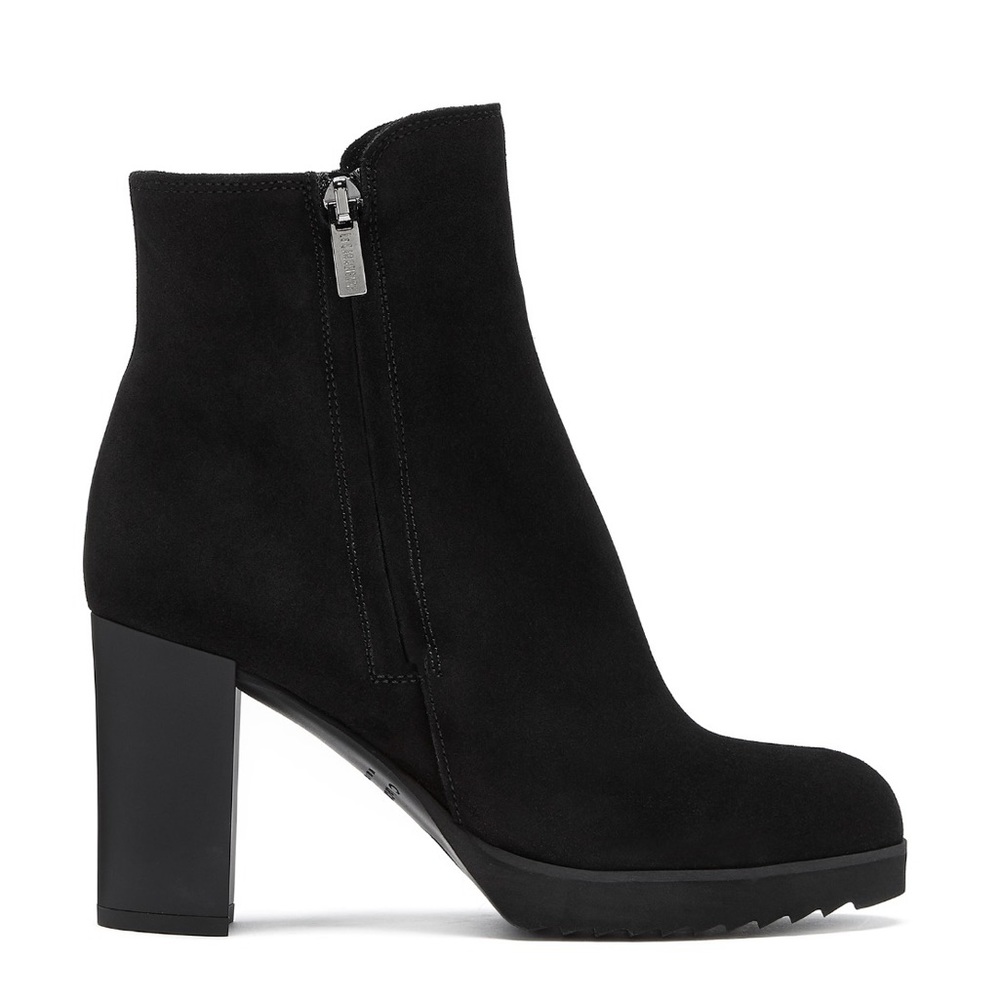 NWOT La Canadienne MILA Suede Gray Leather Bootie Size 9